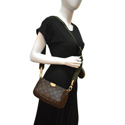 LOUIS VUITTON  Multi Pochette Accessoires Monogram Canvas Shoulder Bag
