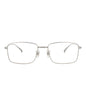 Dunhill Mens Square/Rectangle Silver Silver Transparent Fashion Designer Eyewear