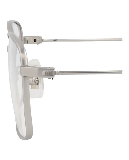 Dunhill Mens Square/Rectangle Silver Silver Transparent Fashion Designer Eyewear
