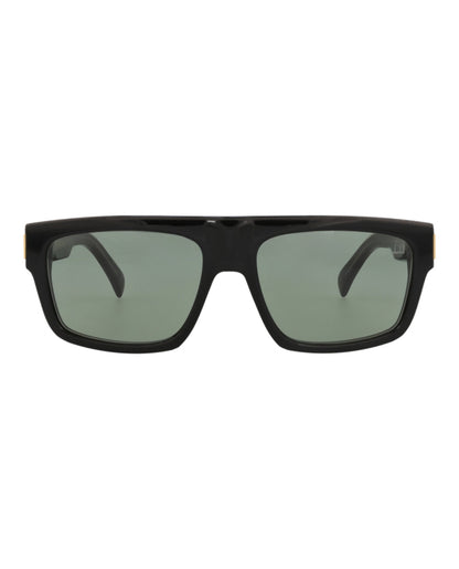 Dunhill Mens Square/Rectangle Black Black Green Fashion Designer Eyewear