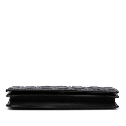 Dior Lambskin Cannage Lady Dior Convertible Clutch