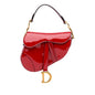 Dior Mini Saddle Patent Shoulder Bag (SHG-sOcB1B)
