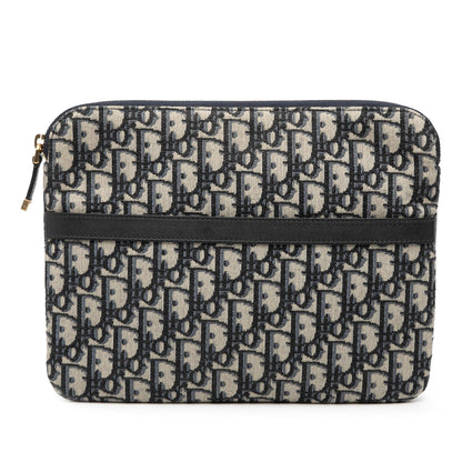 Dior Oblique Canvas Clutch