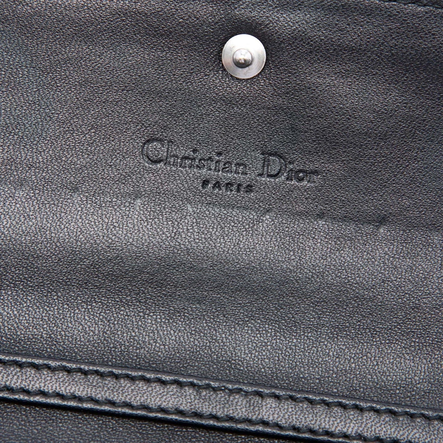 Dior Patent Cannage Lady Dior Wallet On Chain