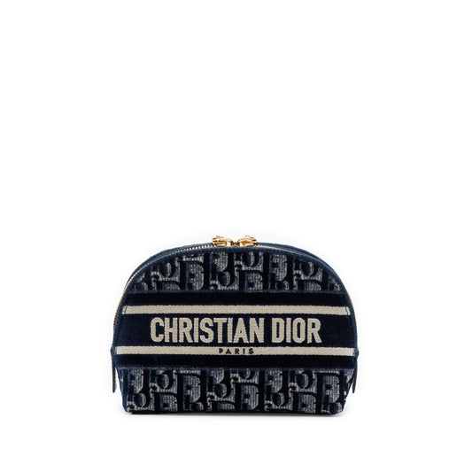 Dior Velvet Oblique Cosmetic Pouch