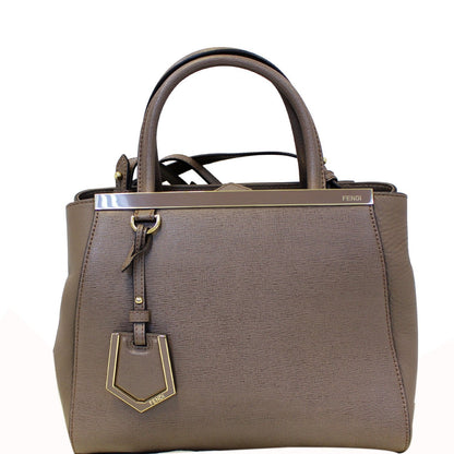 FENDI Roma Petite 2 Jours Leather Shoulder Handbag