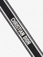 Christian Dior Shoulder Strap Ultramatte Black / White Cotton
