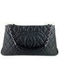 Chanel Expandable Zip Caviar Leather Shoulder Bag