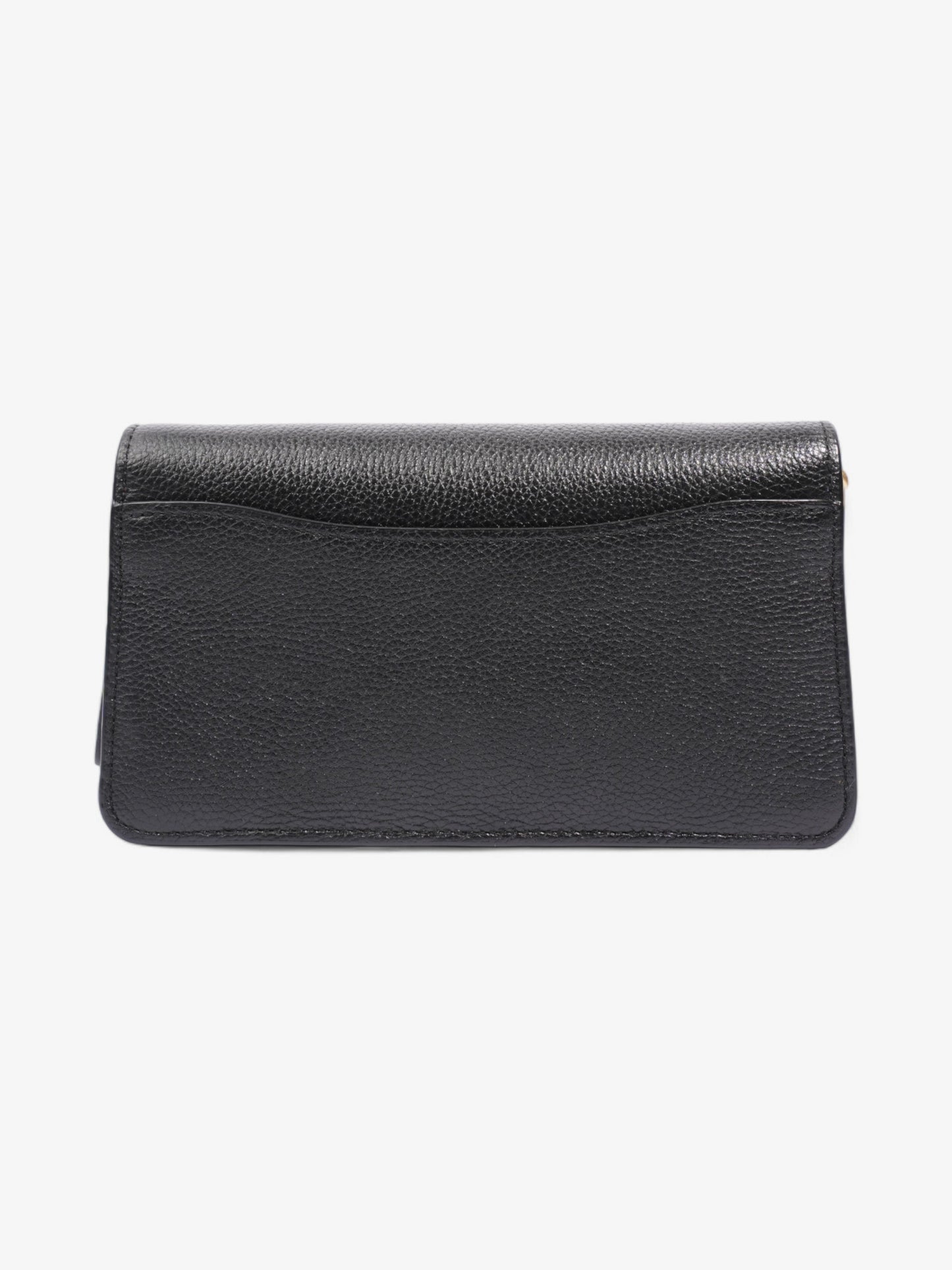 Coach Tabby Chain Clutch Black Leather