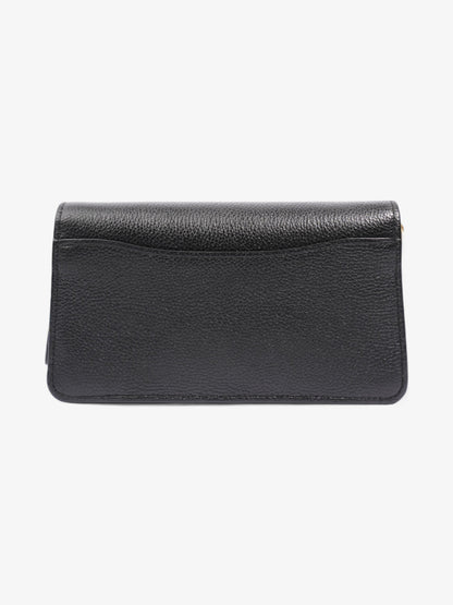 Coach Tabby Chain Clutch Black Leather