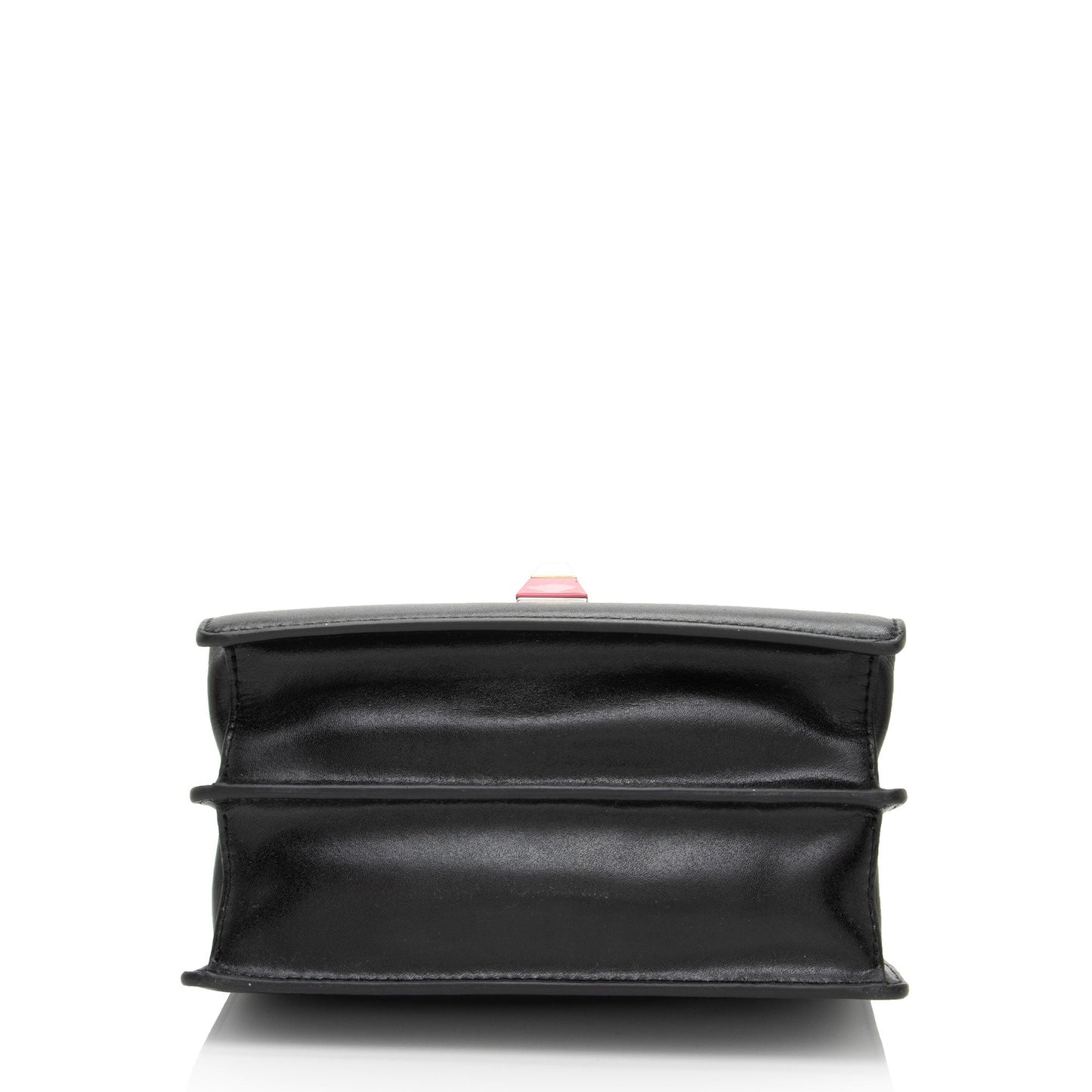 Fendi Calfskin Studded Kan I Small Shoulder Bag