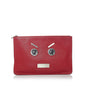 Fendi Face Leather Clutch Bag (SHG-31207)