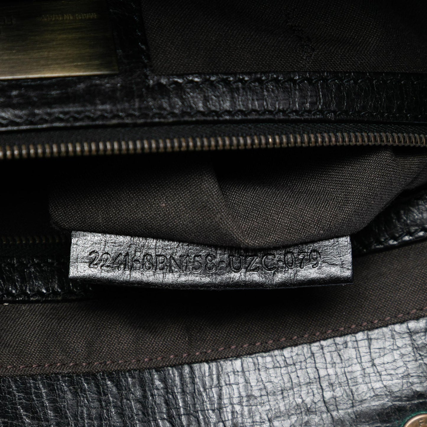 Fendi Large Zucca Velvet Etniko Du Jour Handbag