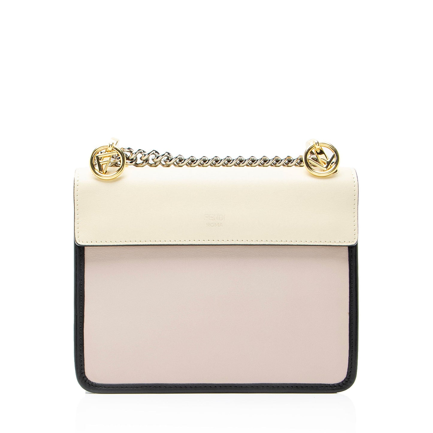 Fendi Leather Kan I F Small Shoulder Bag