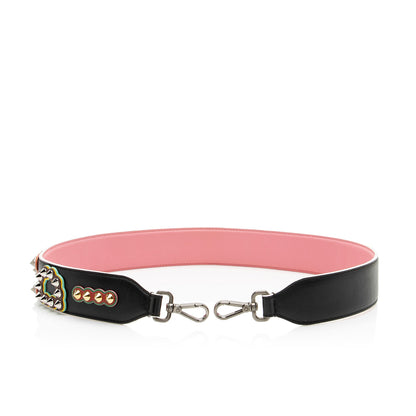 Fendi Leather Studded Fun Fair Strap You Shoulder Strap