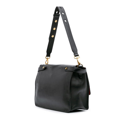 Fendi Medium Leather Kan U Shoulder Bag
