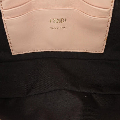 Fendi Mini Bicolor Nappa Apolo Chain Baguette Shoulder Bag