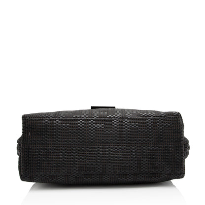 Fendi Woven Zucca Leather Forever Large Shoulder Bag (SHF-QqfMFO)