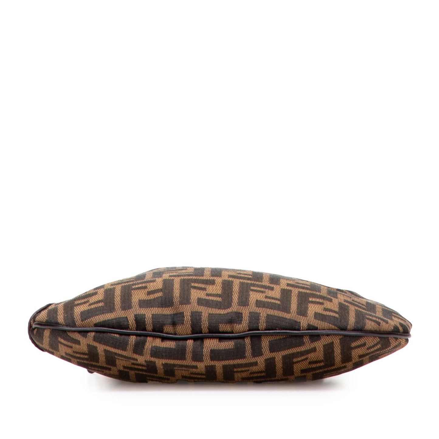 Fendi Zucca Canvas Oyster Shoulder Bag