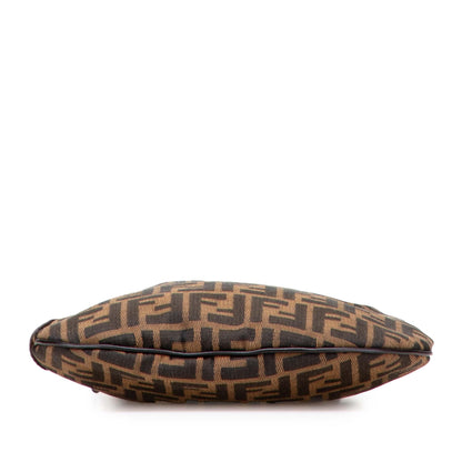 Fendi Zucca Canvas Oyster Shoulder Bag