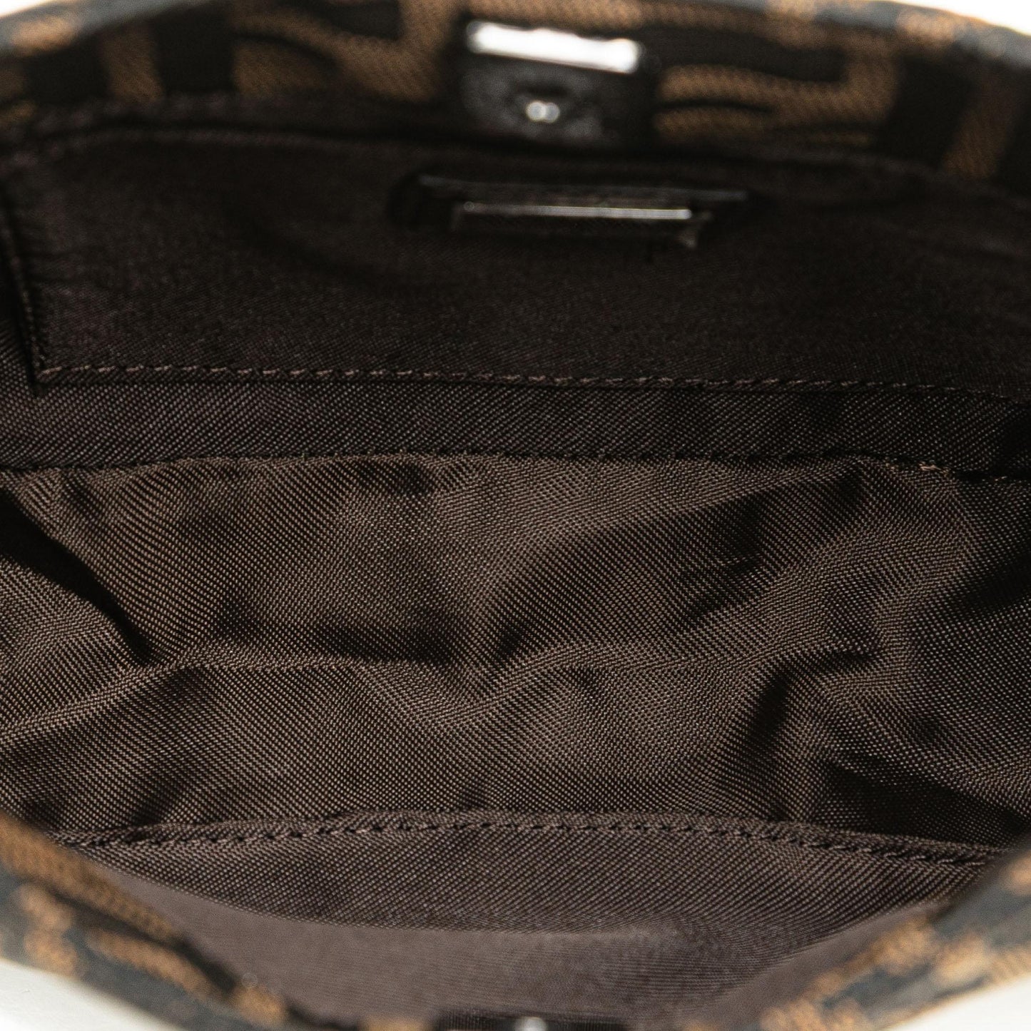 Fendi Zucca Canvas Shoulder Bag