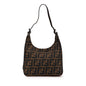 Fendi Zucca Canvas Shoulder Bag