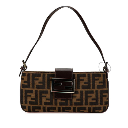 Fendi Zucca Canvas Shoulder Bag
