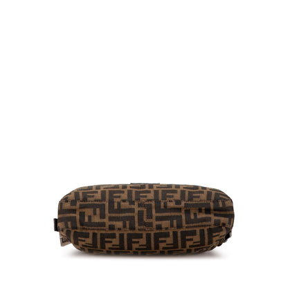 Fendi Zucca Canvas Shoulder Bag