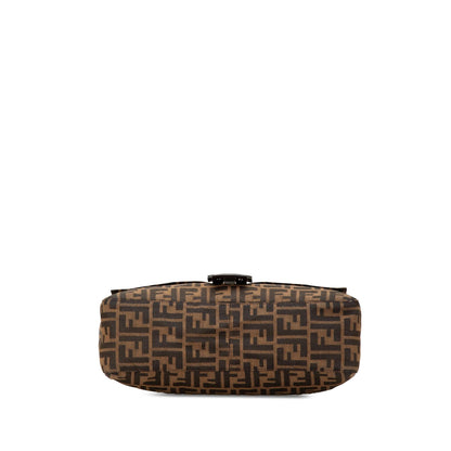 Fendi Zucca Canvas Shoulder Bag