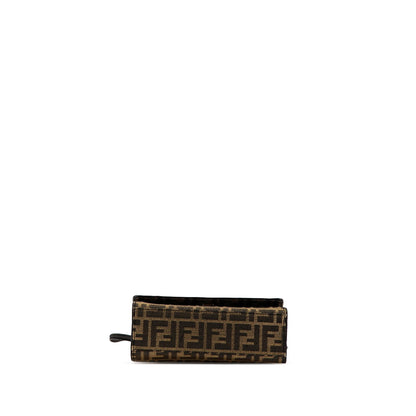 Fendi Zucca Canvas Shoulder Bag