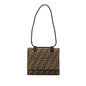 Fendi Zucca Canvas Shoulder Bag