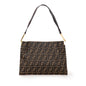 Fendi Zucca Canvas Shoulder Bag