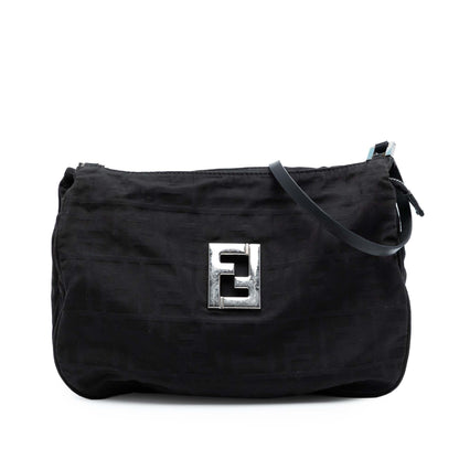 Fendi Zucca Canvas Shoulder Bag
