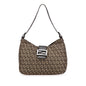 Fendi Zucchino Canvas Shoulder Bag (SHG-Wd0jWV)