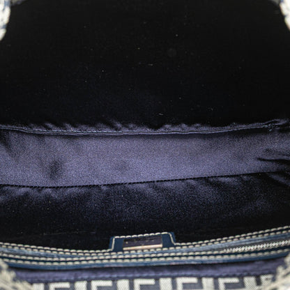 Fendi Zucchino Canvas Shoulder Bag