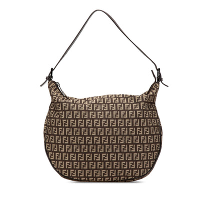 Fendi Zucchino Canvas Shoulder Bag