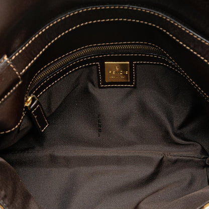 Fendi Zucchino Crystal Shoulder Bag (SHG-IbUEjk)
