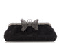 Gucci Black Crystal Broad Clutch