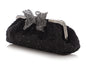 Gucci Black Crystal Broad Clutch