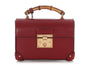 Gucci Small Red Bamboo Padlock Shoulder Bag