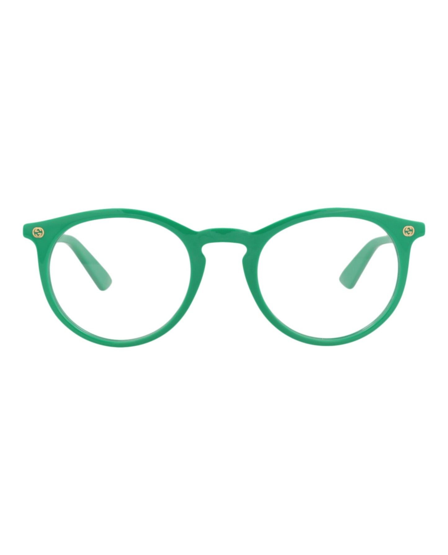 Gucci Mens Round/Oval Green Green Transparent Fashion Designer Eyewear
