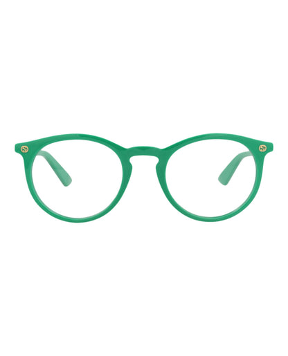 Gucci Mens Round/Oval Green Green Transparent Fashion Designer Eyewear