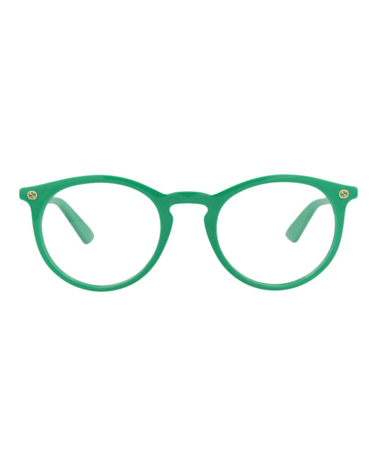 Gucci Mens Round/Oval Green Green Transparent Fashion Designer Eyewear