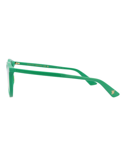 Gucci Mens Round/Oval Green Green Transparent Fashion Designer Eyewear