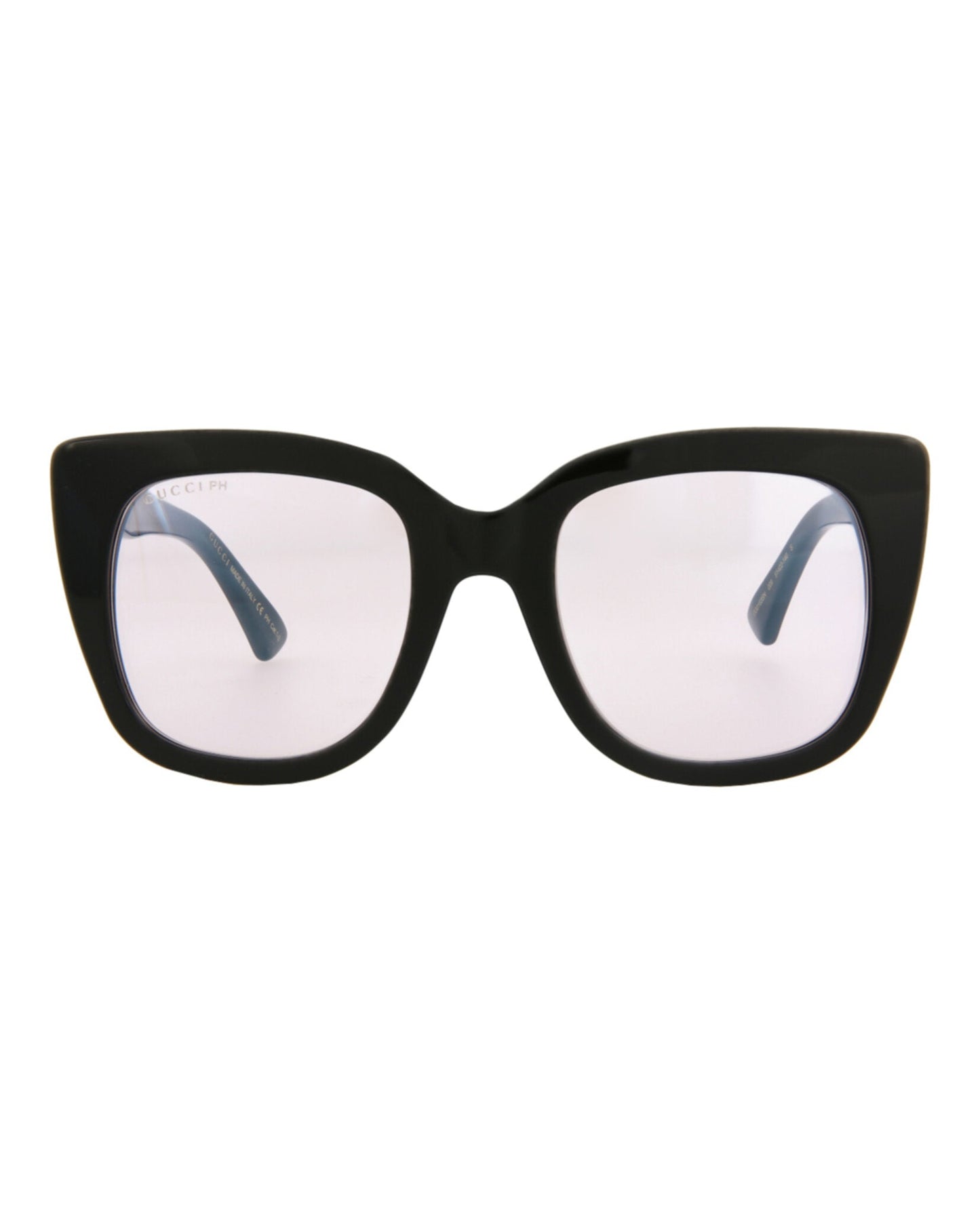 Gucci Womens Cat Eye Black Black Pink Fashion Designer Eyewear