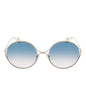 Gucci Womens Round/Oval Gold Gold Multicolor Fashion Designer Eyewear