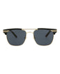 Gucci Mens Square/Rectangle Black Gold Grey Fashion Designer Eyewear