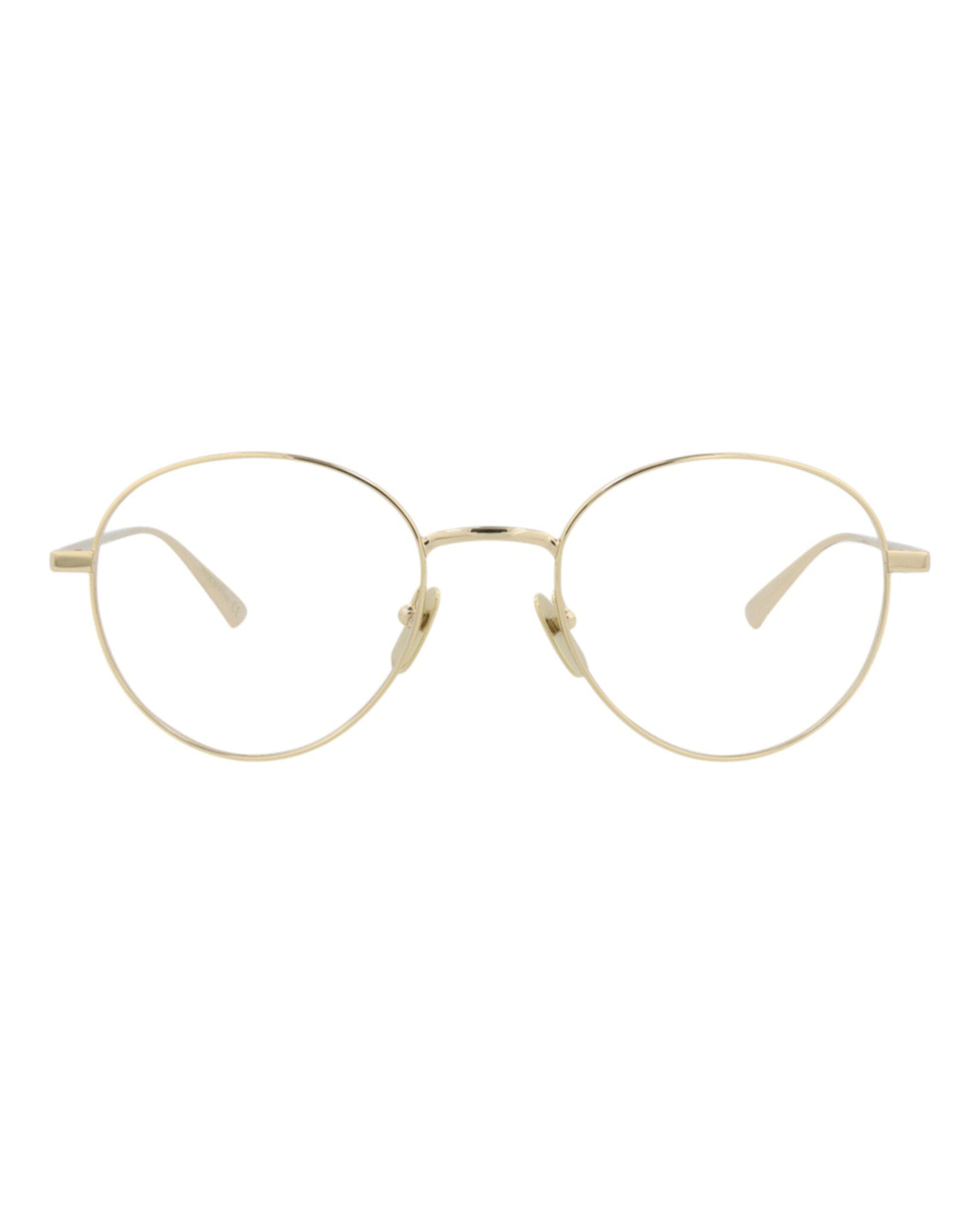 Gucci Mens Round/Oval Gold Gold Transparent Fashion Designer Eyewear