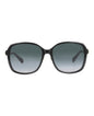 Gucci Womens Square/Rectangle Black Black Grey Fashion Designer Eyewear