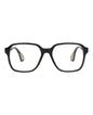 Gucci Mens Square/Rectangle Black Black Transparent Fashion Designer Eyewear